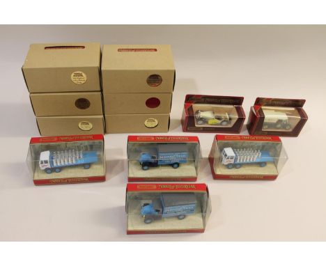 A large qty of boxed models including 1920 Leyland Lorry (x6 with outer sleeve), red boxed models (Y12 Ford Model T, Y18 Atki