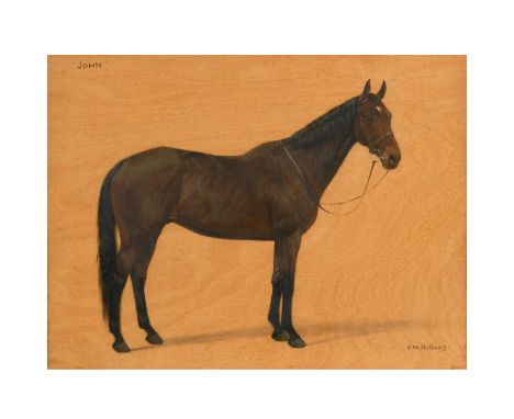 Signed, inscribed `JOHN`, oil on panel, 33.5 x 45cm.  *CR:  Good conditiom.  *BP 22.5% (18.75% plus VAT) plus a lot fee of £8