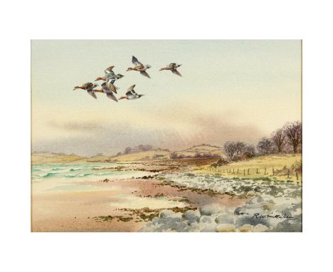 Four, each signed, watercolour, each 17.5 x 24.5cm. (4).  *CR:  Good condition.  *BP 22.5% (18.75% plus VAT) plus a lot fee o