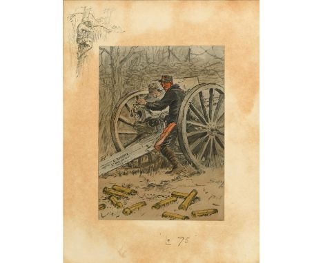 Colour reproduction, finished by hand, laid down onto support sheet, with blindstamp and printed remarque, not signed in penc