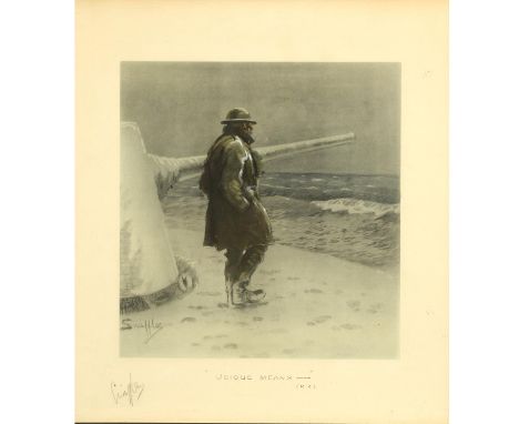 Colour reproduction, lightly finished by hand, with printed remarque, signed in pencil 26.5 x 25cm.  *CR:  Some fading.  *BP 