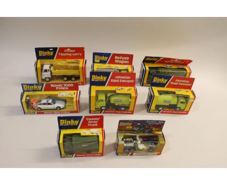 14 various boxed models including 361 Zygon War Chariot, 449 Johnston Road Sweeper (x2), 668 Foden Army Truck, 432 Foden Tipp