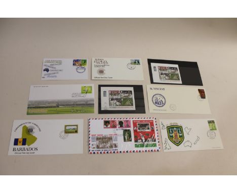 A large qty of approx 280 Cricket related First Day Covers. Including England Tours to various countries, Australian State Cr