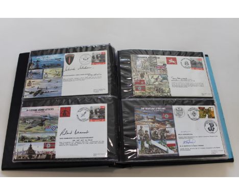 Including a Supreme Cover Album with 47 Military signed covers (Richard Todd, Odette Hallowes, Johnnie Johnson, Tony Heywood,