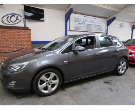 Make &amp; Model: Vauxhall Astra SRI CDTI 108Date of Reg: YB10 UEGColour: Greycc: 1686MoT: 13-07-2022Fuel Type: DIESELMileage