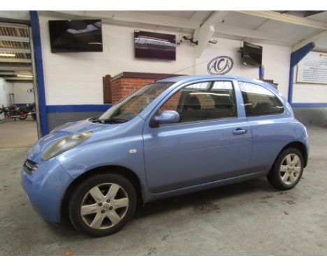 Make &amp; Model: Nissan Micra UrbisDate of Reg: NA05 WJGColour: Bluecc: 1240MoT: 22-10-2021Fuel Type: PETROLMileage: 102kTra