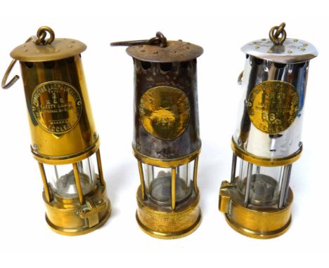 3 Brass Miners Lamps, protector lamp & lighting co, type GR65, Type s and 141 No conditions reports for this sale.
