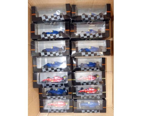 22 onyx 1/43 scale F1 boxed diecast models (some with no decals on model but decals supplied in box) No conditions reports fo