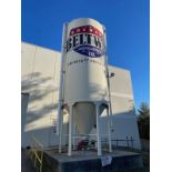 24 Ton Meridian Grain Silo, S/N 6761412, Approx. 10' Dia. X 33' O.H. | Rig Fee $4500