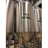 DME 60 BBL Fermentation Tank - Cone Bottom, Glycol Jacketed, Mandoor, Zwickel Valve, | Rig Fee $2100