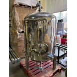 Stainless Steel Utility Tank, Unjacketed, Approx. 40" Dia. X 6'6" O.H. | Rig Fee $400