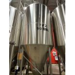 DME 90 BBL Fermentation Tank - Cone Bottom, Glycol Jacketed, Mandoor, Zwickel Valve, | Rig Fee $2600