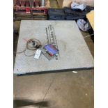 Scale Weighing Systems 5000 LB Capacity Floor Scale, Approx. 4' x 4' Platform | Rig Fee $150