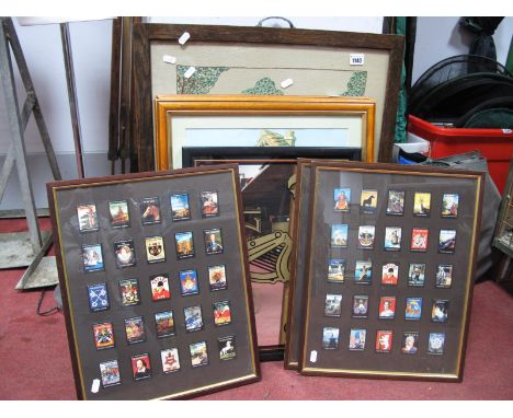 Three Tetley Pub Montages, three Pendelfin prints, Guinness mirror, Cockington Forge firescreen.