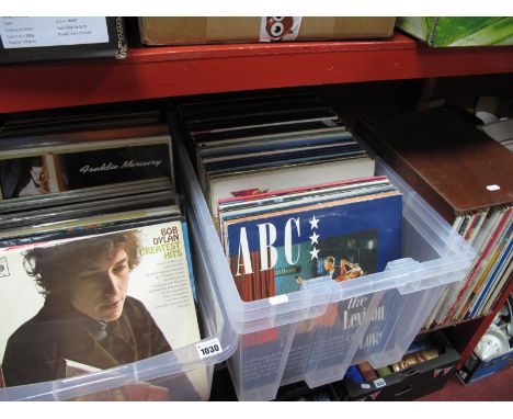 LP's - Classic Rock, Beach Boys, Bob Dylan, 80's Pop, Mammas and Papa's, Sinatra etc:- Three Boxes