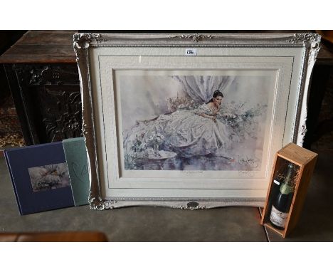 Gordon King - 'Drawn to Life', signed by the Artist/Author, no 412/600, in slip-case, to/w a signed ltd edition print also 41