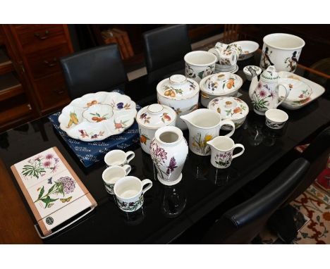 A quantity of Royal Worcester Evesham ware, to/w Portmeirion wares (2 boxes)