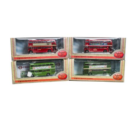 London Buses Repaints and Transfers Exclusive First Editions, a boxed group of 1:76 scale vintage and modern double decker bu