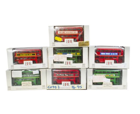 Code 3 Exclusive First Editions, a boxed group of 1:76 scale vintage and modern mostly London Buses, including examples for S