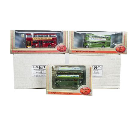 London Buses Repaints and Transfers Exclusive First Editions, a boxed group of 1:76 scale vintage and modern double decker bu