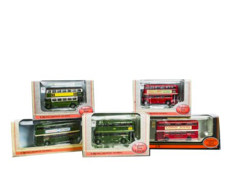 London Buses Repaints and Transfers Exclusive First Editions, a boxed group of 1:76 scale vintage and modern double decker bu