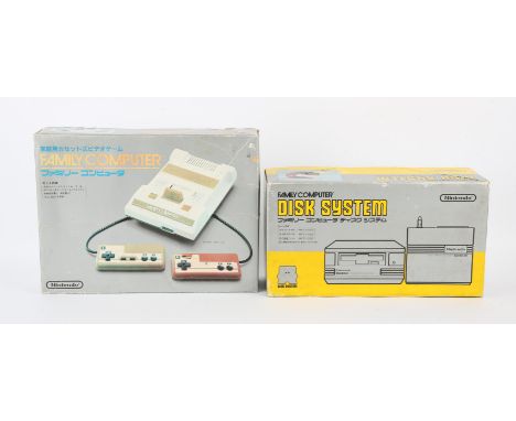 Famicom bundle (NTSC-J) Includes: Family Computer console and Disk System Condition Report:  Items are CIB and in used condit