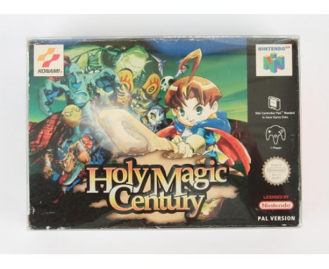 Nintendo 64 (N64) Holy Magic Century (PAL) Condition Report:  Game is CIB and in great condition. 