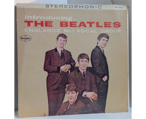 Three Beatles Albums Introducing The Beatles, With The Beatles and Let It Be with Two Jimi Hendrix albums and a Moody Blues C