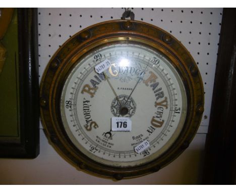 CIRCULAR WALL BAROMETER