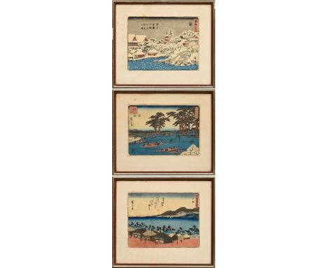 3 Andô Hiroshige (1797-1858) "Oiso" aus der Serie Tôkaidô gojûsan tsugi (Von den 53 Stationen der Tôkaidô Landstraße/ auch Ky