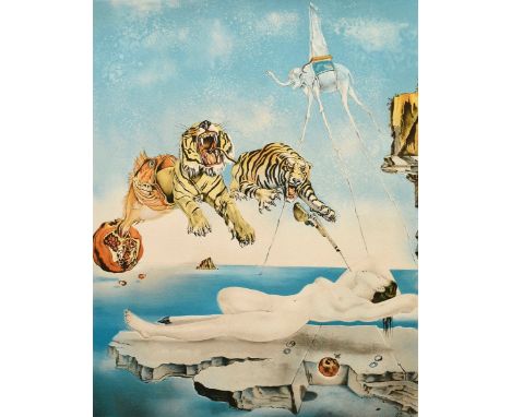 Dali, Salvador (1904-1989) "Traum, verursacht durch den Flug einer Biene um einen Granatapfel, eine Sekunde vor dem Aufwachen