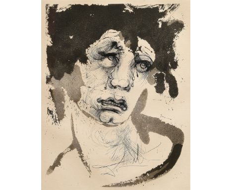 Dali, Salvador (1904-1989) "Portrait de Sigismund", Radierung, 235/250, u. sign./num., i.d. Platte sign., PM 33,5x26,5cm (m.R