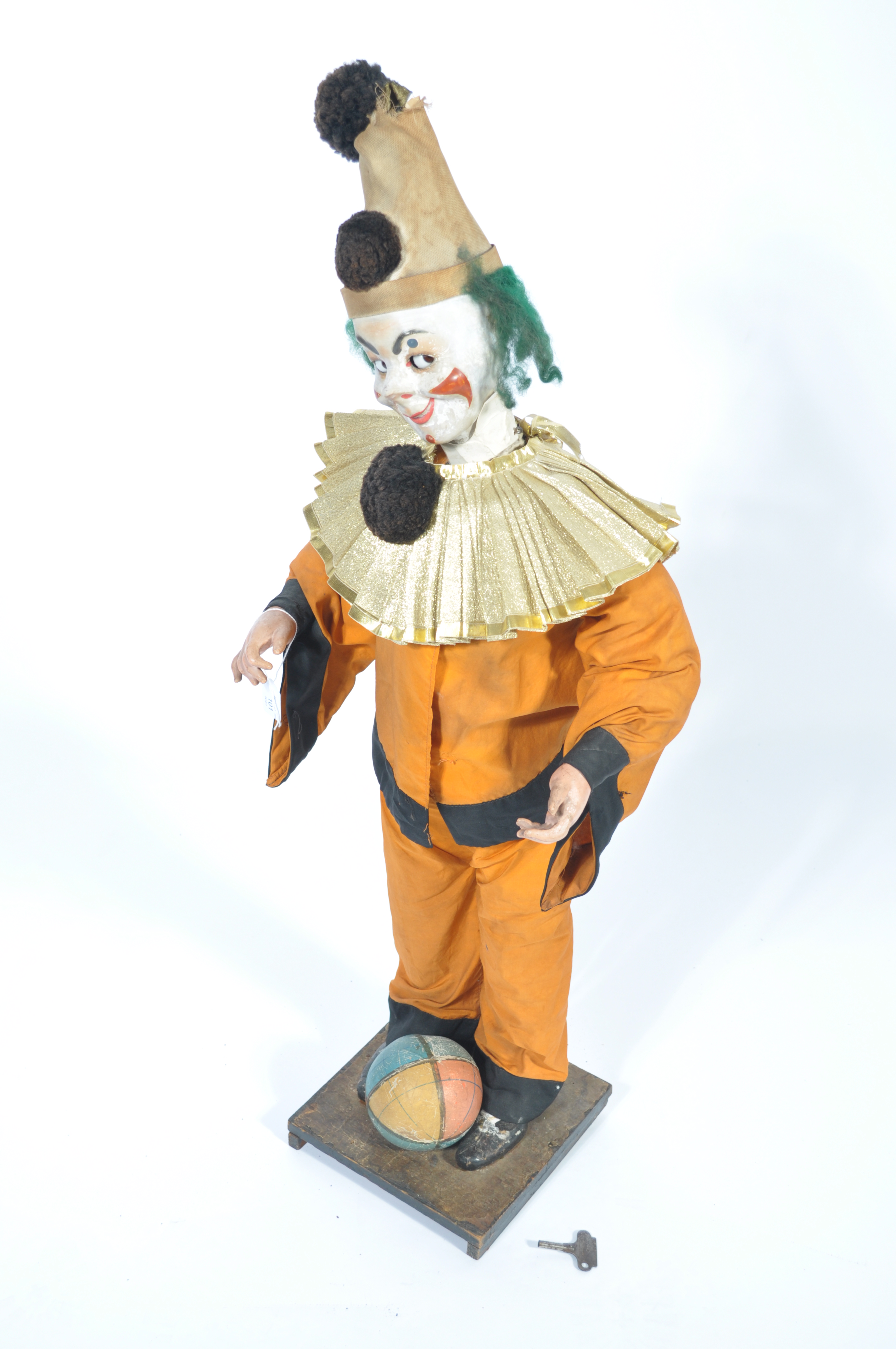 A late 19th century automaton clown in the manner of Adolphe Muller ...