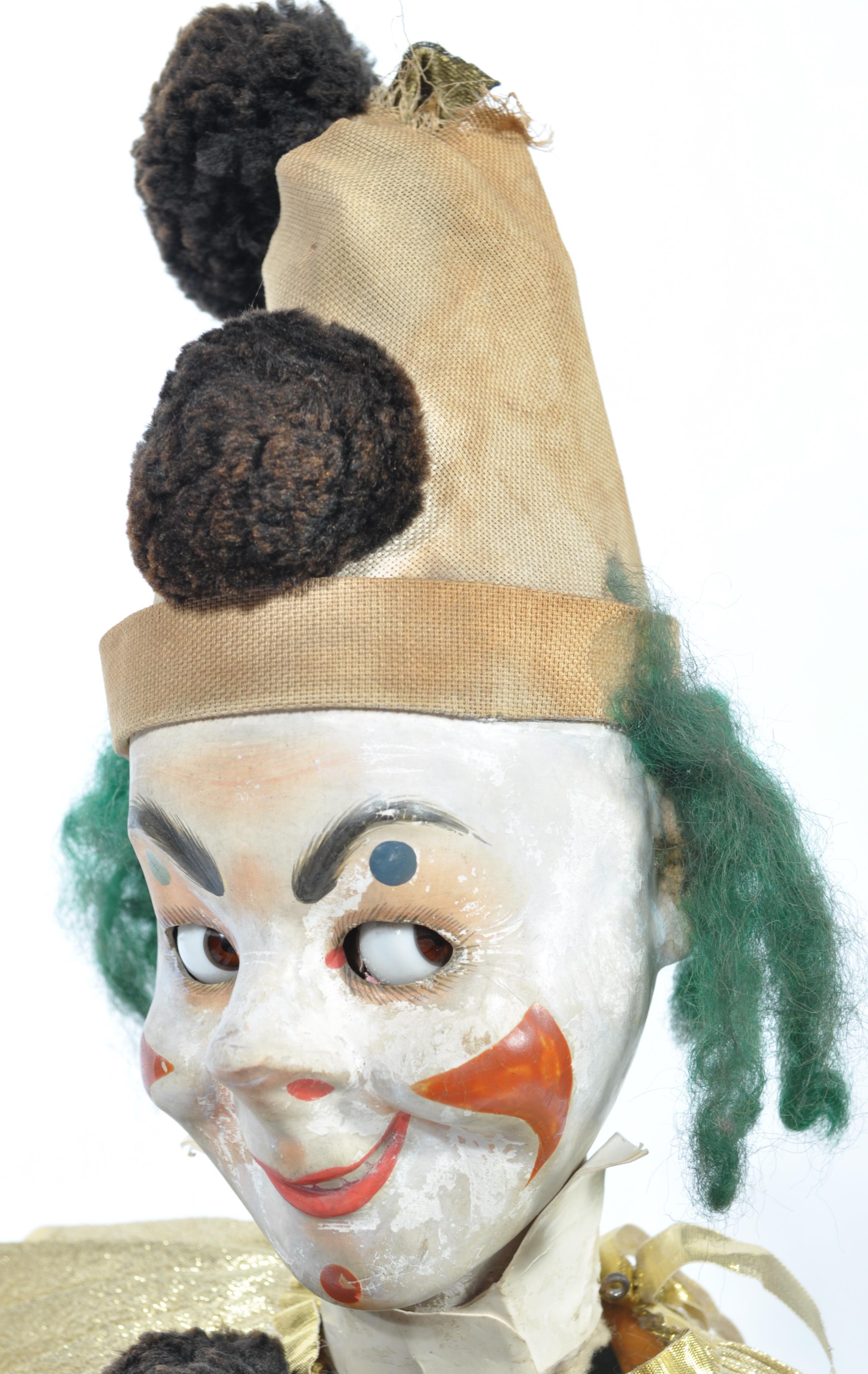 A late 19th century automaton clown in the manner of Adolphe Muller ...