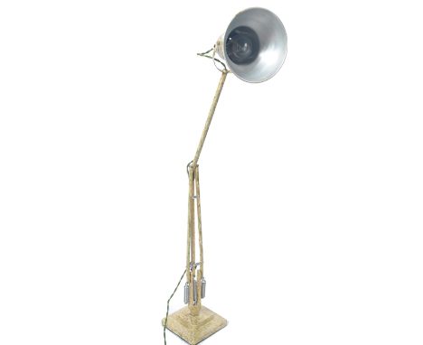 A vintage pre war Herbert Terry 1227 Anglepoise table / desk lamp in original gilt scrumble painted finish. Features a solid 