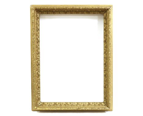 A gilt gesso moulded portrait frame, overall 110 x 82cmCondition Reportsome small losses, but generally in good order, please