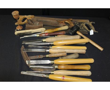 Collection of wood working tools