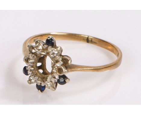 9 carat gold ring, AF