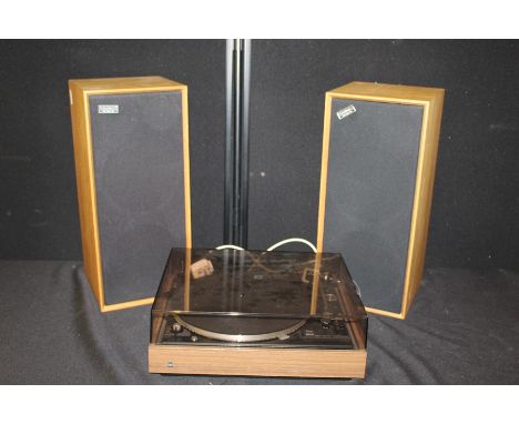 Dual 510 record player, together with a pair of Celestion speakers, untested, together with a collection of records (qty)