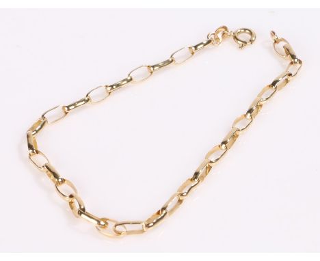 9 carat gold bracelet, 3.1 grams