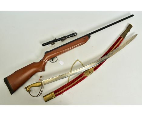 A .22'' B.S.A. MK V METEOR serial number TH 27864 which dates its manufacture between 1979-1993, it has had its front and rea