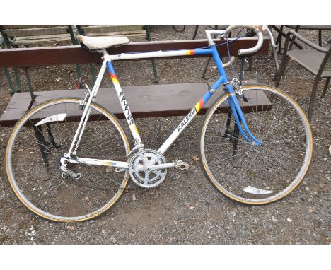 A VINTAGE RALEIGH GENTS RACING BIKE with 12 speed Sachs Huret, gears, 25in