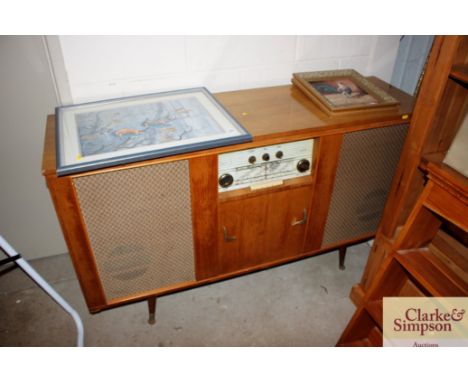 A vintage Dynatron Henley radiogram - sold as collector's item 