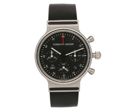   IWC Armbanduhr Porsche Design Modell Ultra Sportivo in Stahl. Uhrwerk Quarz, Chronograph mit  IWC Armbanduhr Porsche Design