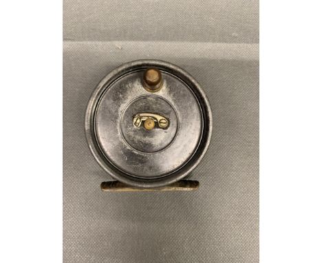 Hardy Reel and unnamed split cane vintage Rod