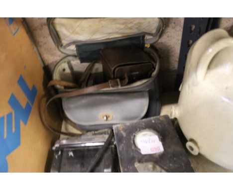 Rolleiflex cased camera and accessories
