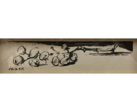 AFTER PICASSO "La Grappe de Raisin (M-79) 14 Mars 1947" monochrome lithograph 