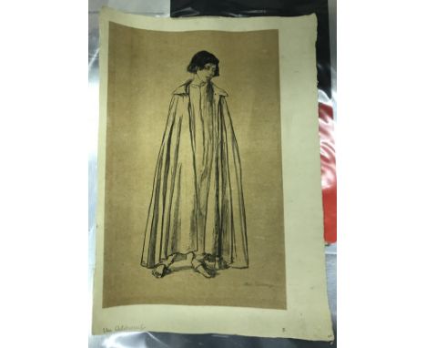 AFTER ETHEL GABAIN "The Adolescent" lithograph, signed and titled in pencil (ARR) 