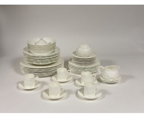 A Wedgwood Countryware part dinner service comprising, five espresso cups, eight espresso saucers, a milk jug (h-7cm), eight 