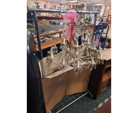 ORNATE CHANDELIER WITH STAND